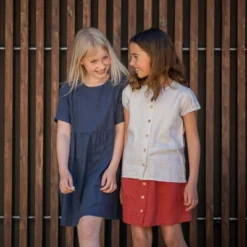 Kleid Lavanda Aus Leinen -Günstiges Frau Look Geschäft large 10