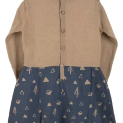 Camilla Kleid, Bio Merino-Schurwolle, Jacquard & Feiner Strick-Knit