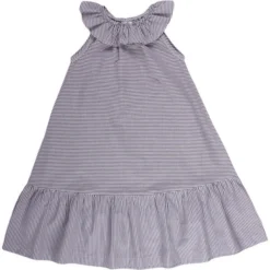 "Green Cotton" Streifen-Kleid