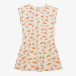 Mädchen Sommer Kleid Vogel