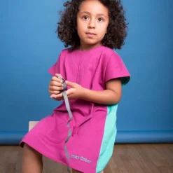 Manitober Kinder T-Shirt Kleid (Bio-Baumwolle KbA) -Günstiges Frau Look Geschäft large 116