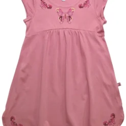 Enfant Terrible Mädchen Jersey-Kleid Schmetterlinge Bio-Baumwolle