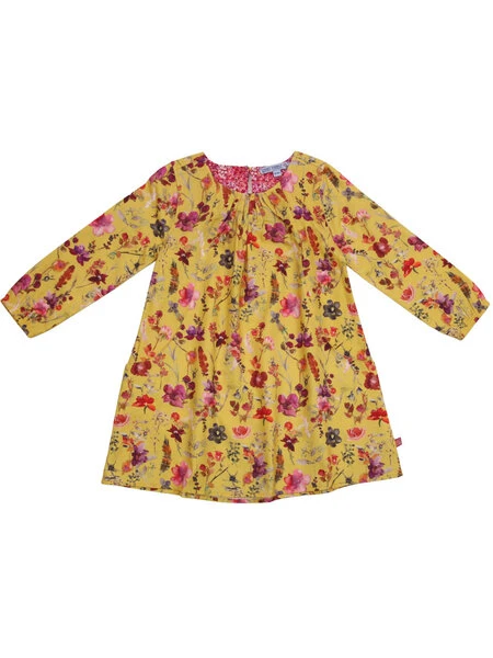 Mädchen Flanell-Kleid Reine Bio-Baumwolle 1 Mädchen Flanell-Kleid Reine Bio-Baumwolle