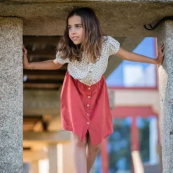 Kleid BStar Terracotta Aus Leinen