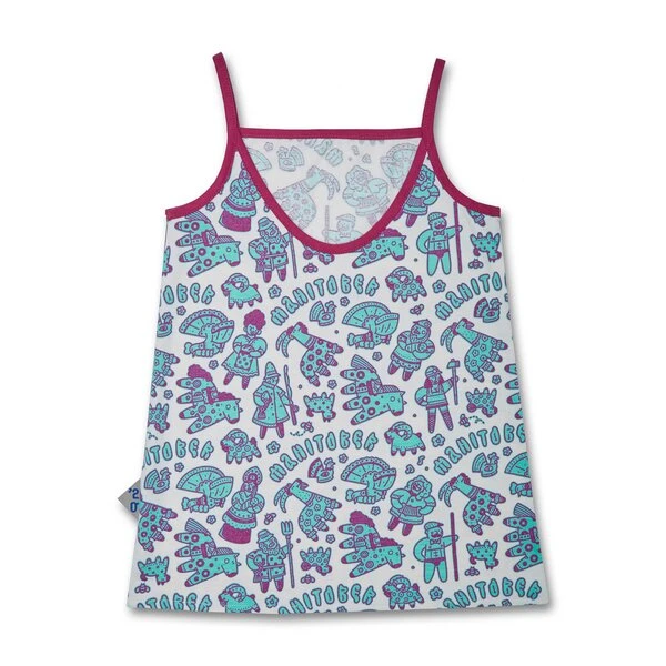 Manitober Kinder AOP Kleid (Bio-Baumwolle KbA) 3 Manitober Kinder AOP Kleid (Bio-Baumwolle KbA) – Bild 3