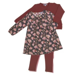 Enfant Terrible Kleid Blume Magnolien - Bio-Baumwolle