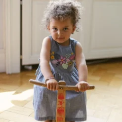 Sense Organics Mädchen Kleid Blumenstickerei Bio Baumwolle