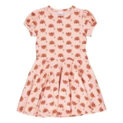 "Green Cotton" Kleid Pfau