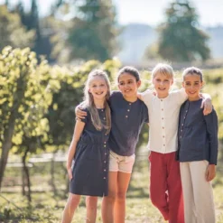 Kleid BStar Aus Leinen -Günstiges Frau Look Geschäft large 209