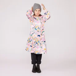 Kids Sweatshirt-Kleid "Dschungel" Rosa