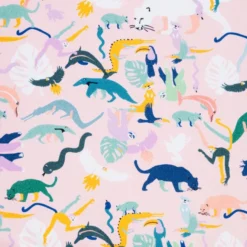 Kids Sweatshirt-Kleid "Dschungel" Rosa -Günstiges Frau Look Geschäft large 219