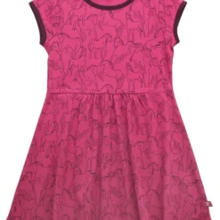 Enfant Terrible Kleid Pferde Beere - Bio-Baumwolle