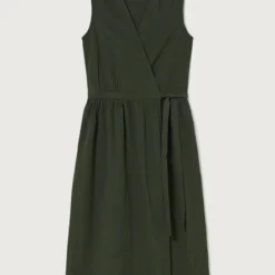 Thinking Mu Kleid - Amapola Seersucker - Aus Biobaumwolle -Günstiges Frau Look Geschäft large 261