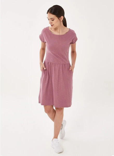 Slub-Jersey-Kleid Aus Bio-Baumwolle 1 Slub-Jersey-Kleid Aus Bio-Baumwolle