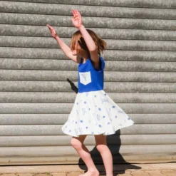 Kleid- KAIRO Aus 100% Biobaumwolle Mit Kaktusdruck 7 Kleid- KAIRO Aus 100% Biobaumwolle Mit Kaktusdruck -Günstiges Frau Look Geschäft large 31