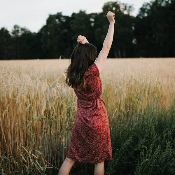 Damen Kleid Aus 100% Bio-Baumwolle ELIN Mit Punkten 8 Damen Kleid Aus 100% Bio-Baumwolle ELIN Mit Punkten – Bild 8