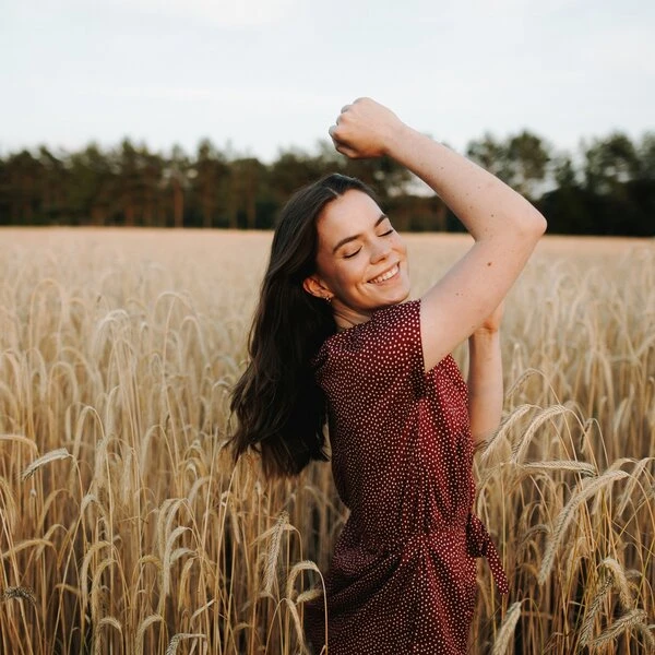 Damen Kleid Aus 100% Bio-Baumwolle ELIN Mit Punkten 9 Damen Kleid Aus 100% Bio-Baumwolle ELIN Mit Punkten – Bild 9