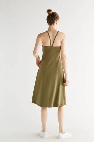 Damen Trägerkleid Bio-Baumwolle Jersey Kleid Sommerkleid 1734 1 Damen Trägerkleid Bio-Baumwolle Jersey Kleid Sommerkleid 1734