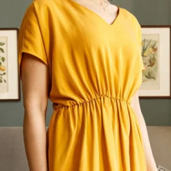 Kleid Lakshmi Aus Tencel 6 Kleid Lakshmi Aus Tencel -Günstiges Frau Look Geschäft large 350