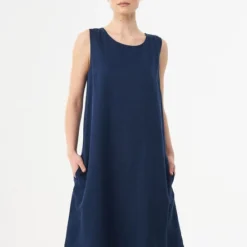 Ärmelloses Kleid Aus TENCEL Lyocell