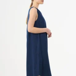 Ärmelloses Kleid Aus TENCEL Lyocell -Günstiges Frau Look Geschäft large 399