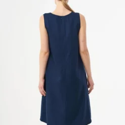 Ärmelloses Kleid Aus TENCEL Lyocell -Günstiges Frau Look Geschäft large 400