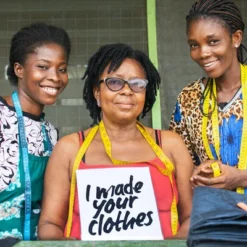 Bio Kleid - OAKLYNN - Mod/Rosewood/Rings/Diamonds -Günstiges Frau Look Geschäft large 404