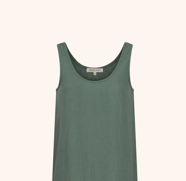 Damen Musselin Kleid Aus 100% Bio-Baumwolle MARJA 2 Damen Musselin Kleid Aus 100% Bio-Baumwolle MARJA – Bild 2