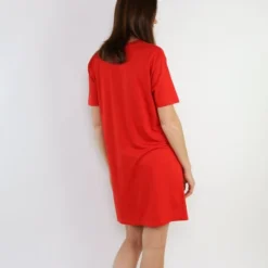 T-Shirt Kleid Juno Tomato