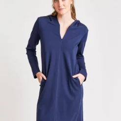 Lockeres Kleid Mit Kapuze Für Damen - Jelana