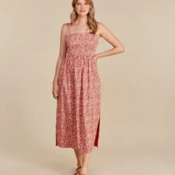 Midi Kleid - Viviana Floral Dress - Aus Bio-Baumwolle