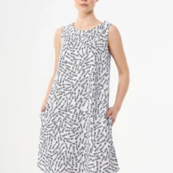 Kleid Aus TENCEL Lyocell Mit Blumenmuster