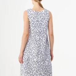 Kleid Aus TENCEL Lyocell Mit Blumenmuster -Günstiges Frau Look Geschäft large 451