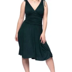 VERIA Kleid In Wickeloptik Mit Gerafftem Taillenbund