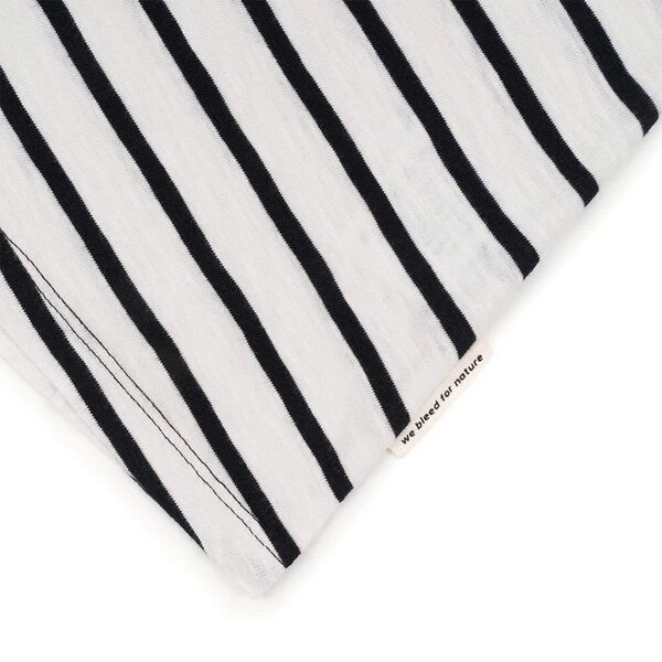 Easy-Stripe Kleid Naturweiss | Schwarz 3 Easy-Stripe Kleid Naturweiss | Schwarz – Bild 3