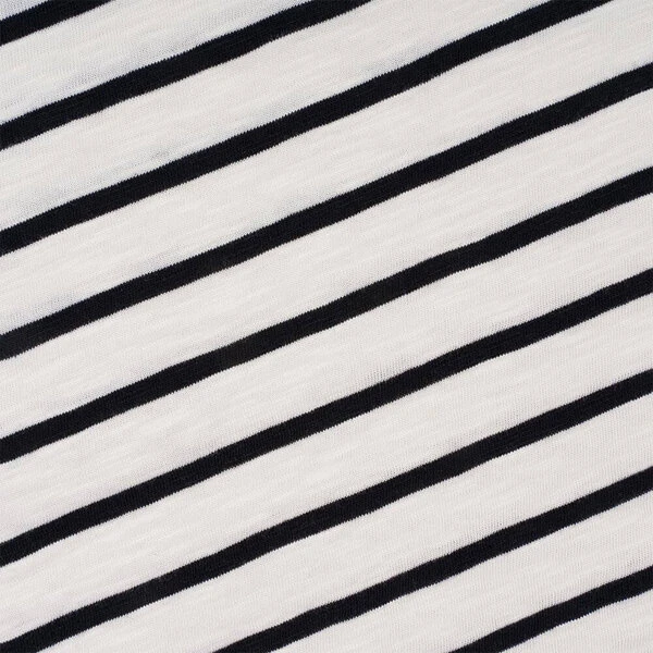 Easy-Stripe Kleid Naturweiss | Schwarz 4 Easy-Stripe Kleid Naturweiss | Schwarz – Bild 4