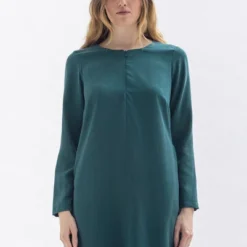 A-Linien Kleid GREE-TA Aus Tencel -Günstiges Frau Look Geschäft large 565