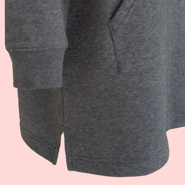 Sweatshirt Hoodie Kleid - Let Love Rule Pink 2 Sweatshirt Hoodie Kleid - Let Love Rule Pink – Bild 2