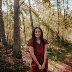 Damen Musselin Kleid Aus 100% Bio-Baumwolle ELIN -Günstiges Frau Look Geschäft large 612