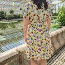 Kleid Kamelie Aus Viskose 5 Kleid Kamelie Aus Viskose -Günstiges Frau Look Geschäft large 622