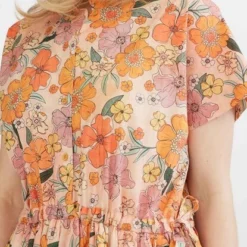 Das Kleid Vigga - GOTS Zertifiziert Aus 100% Bio-Baumwolle -Günstiges Frau Look Geschäft large 638