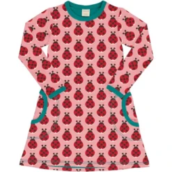 Maxomorra LS Kleid Marienkäfer